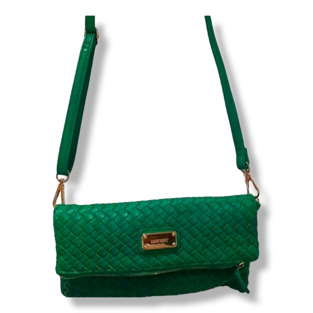 Nine West  Crossbody Green Alligator Skin bag